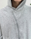 Lael Curved Hooded Zip-up