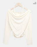 [Fake Layered] Ilun Dot Layered Long Sleeve T-Shirt