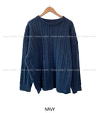 Cord Cable Round Knit
