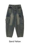 Raytz Washing Balloon Cargo Denim Pants
