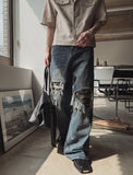 Kuro Dis Camo Denim Pants