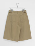 Wickin Pintuck Adjust Bermuda Pants