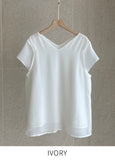 Hairline Chiffon Layered Blouse