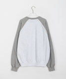 [unisex] Sling Lettering Raglan Sweatshirt