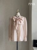 Marina Ribbon Tie Blouse