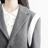 Zao Color Matching Long Coat