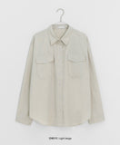 Kemma Color Cotton Pocket Long Sleeve Shirt