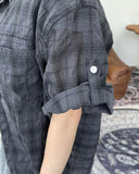 Dias Roll-up Check Shirt