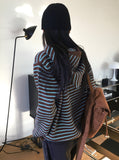 Nakita Stripe Hooded Knit