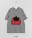 Knitly Embroidered Tomato Short Sleeve Tee