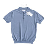 Viscose Collar Short Sleeve Knit