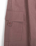 Rummy banding nylon cargo long skirt