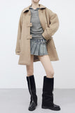 Deniyan Belt Pleated Skirt