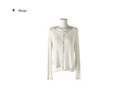 Robo Tencel See-through Snap Cardigan