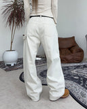 Dor Curved Cotton Pants