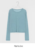 Pohini Layered Basic Tencel Long Sleeve Tee
