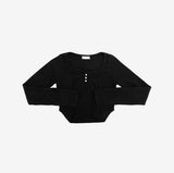 Fera Button Cropped T-Shirt