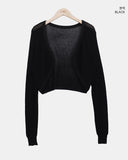 Toning Bolero Crop Cardigan