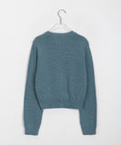 Lones Round Crop Knit Cardigan