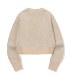 Ribbon Brush CROP Knit