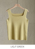 Deart Square Neck Knit Shirt