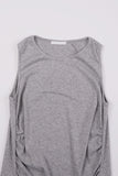 Mers flare sleeveless top