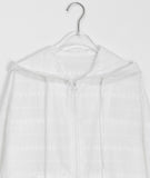 Cocktab Summer Frill Hood Zip-Up Jumper