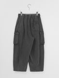 [Unisex] Bollenne Pigment Cargo Balloon Wide Pants