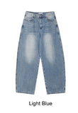 Alfie Wide Washed Denim Pants