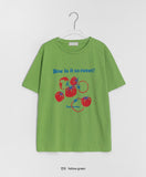 Vashons Tomato Print Short Sleeve Tee