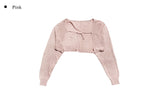 [A/M] Ringring Strap Bolero Cardigan