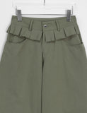 Cheddon Pleated Skirt Pants