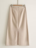 Shui Cut Brushed H-line Long Skirt