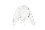 Sharpie Backstrap Long Sleeve Crop Shirt