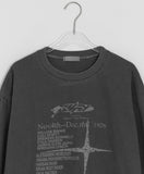 [unisex] Brand Pigment Print Long Sleeve T-Shirt