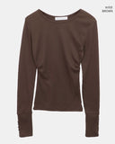 Soel Sleeve Button Slim Fit Long Sleeve T-Shirt