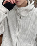 Fron Waffle Burton Hood Zip-Up