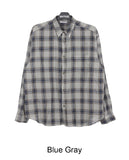 Louver pigment check shirt