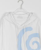 Dakai Crop Printed Hoodie