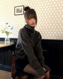 Choru Turtleneck Button Knit