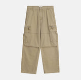Radic Washed Zipper Cargo Wide Pants