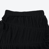 pinna strap shirring skirt