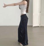 Banding Unique Cooling Patch Pocket Span Bootcut Pants