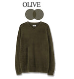 Vogue fleece V-neck knit