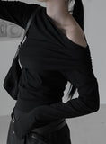 Raz Drape One Shoulder Tee