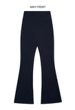[SET]BOOTSCUT PANTS+STRIPE WAIST BAND