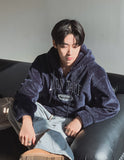 Hippy Fleece Half Zip Up Hoodie