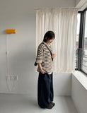 [BAONHAUS] Mitboss Nylon Banding Wide Pants