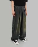 Two tone washed corduroy pants