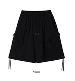 DIAGONAL POCKET BERMUDA PANTS